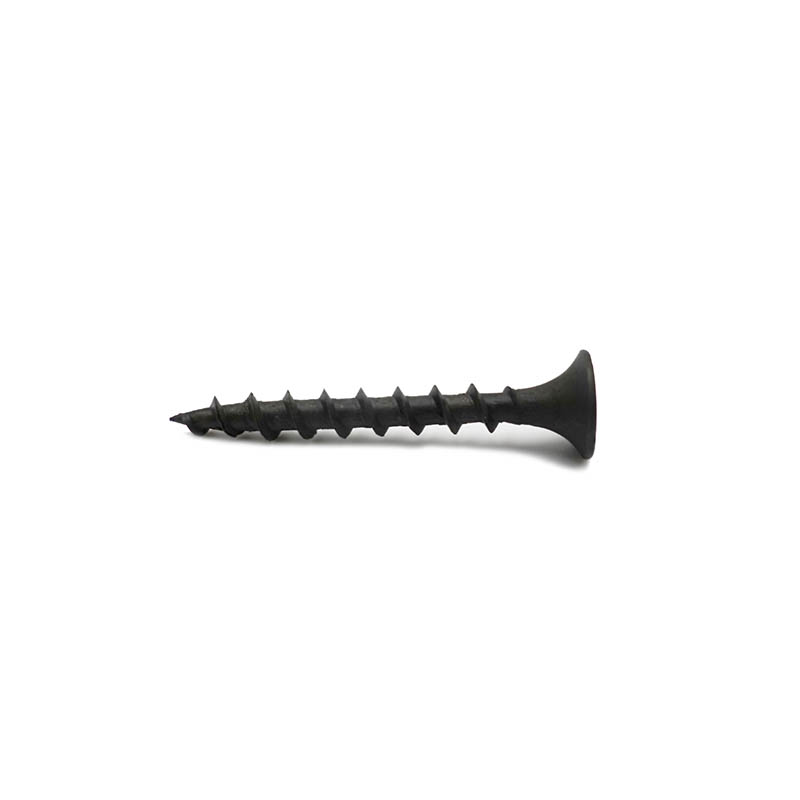 Trompetenkopf-Trockenbauschraube mit Phillips-Antrieb, schwarz phosphatiert, Grobgewinde1