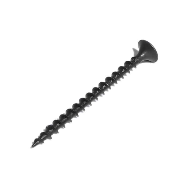 Phillips-Signalhornkopf, schwarze Schraube, Grobgewinde